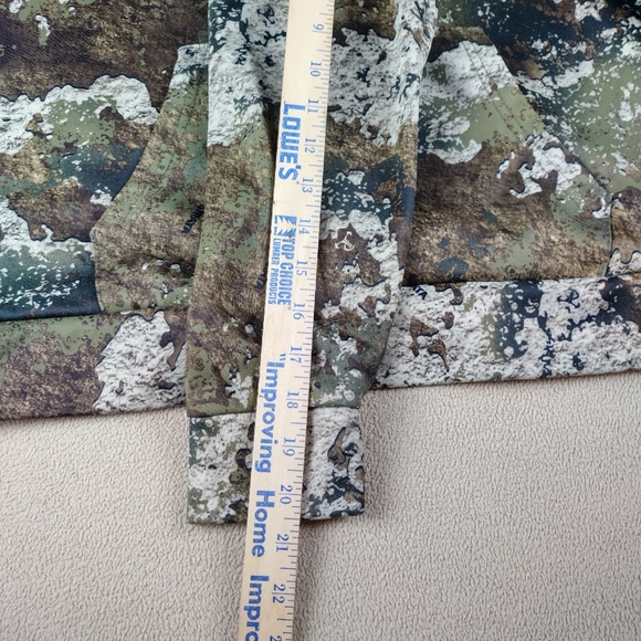 she outdoor apparel Women's Size Large Camo Fleece Hoodie Woods Thermal Hunting - Picture 11 of 12